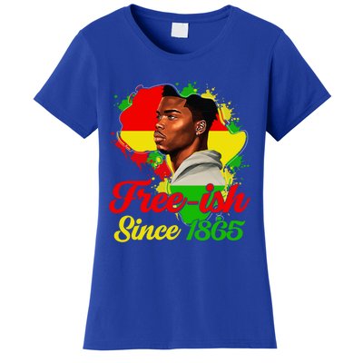 Freegiftish Since 1865 Black Juneteenth Celebrating 1865 Gift Women's T-Shirt