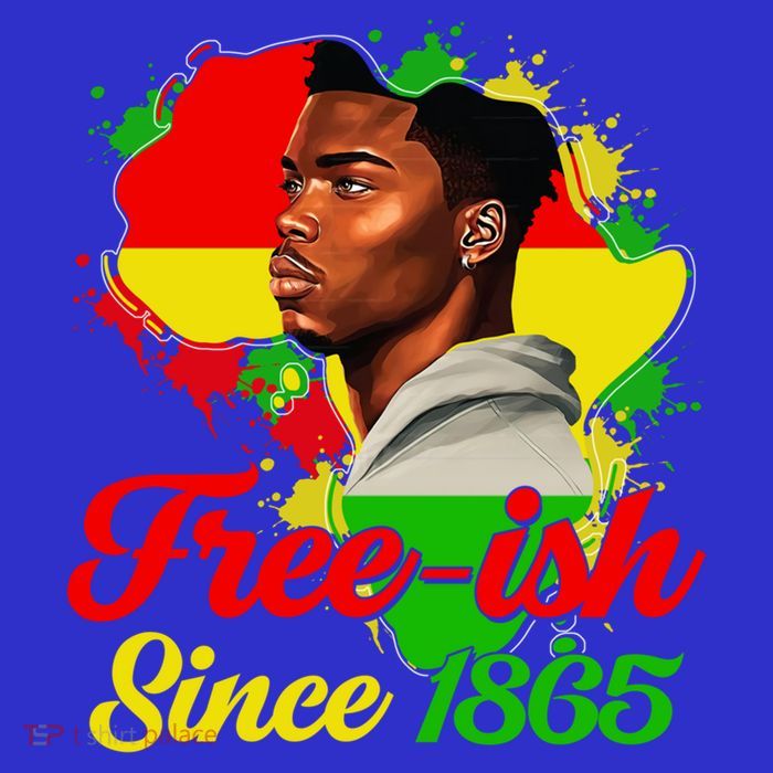 Freegiftish Since 1865 Black Juneteenth Celebrating 1865 Gift Women's V-Neck T-Shirt