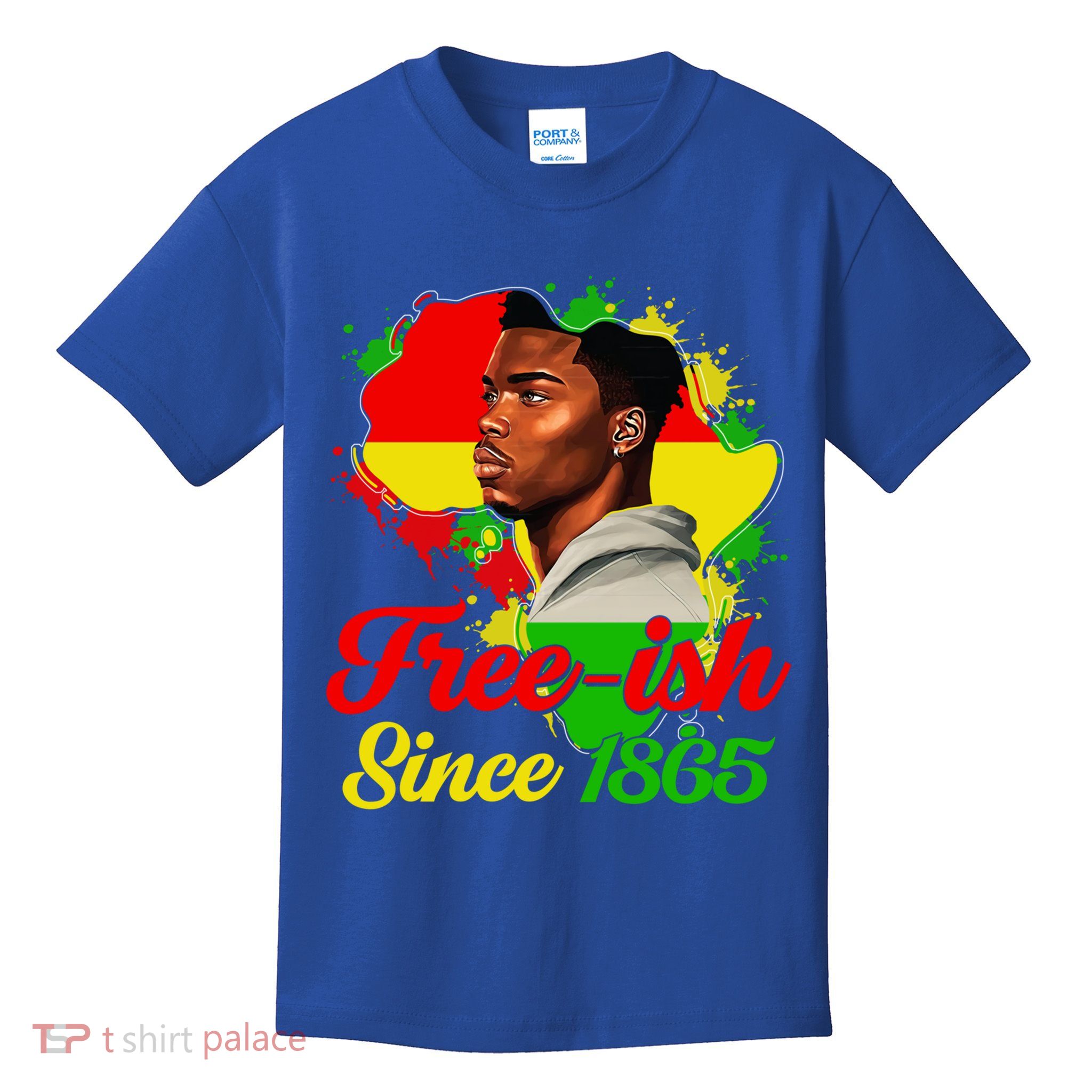 Freegiftish Since 1865 Black Juneteenth Celebrating 1865 Gift Kids T-Shirt