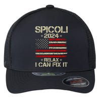 Funny Distressed Spicoli 24 Spicoli 2024 relax I can fix it Flexfit Unipanel Trucker Cap