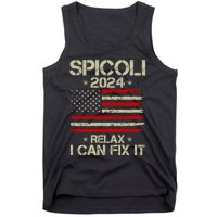 Funny Distressed Spicoli 24 Spicoli 2024 relax I can fix it Tank Top