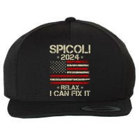 Funny Distressed Spicoli 24 Spicoli 2024 relax I can fix it Wool Snapback Cap