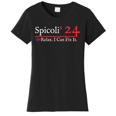 Funny Distressed Spicoli 24 Spicoli 2024 relax I can fix it Women's T-Shirt