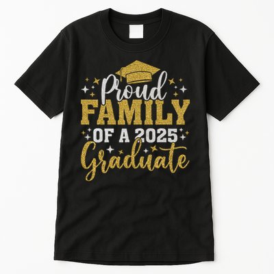 Family Senior 2025 Proud Family Of A Class Of 2025 Graduate Tall T-Shirt