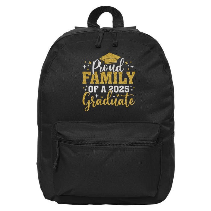 Family Senior 2025 Proud Family Of A Class Of 2025 Graduate 16 in Basic Backpack