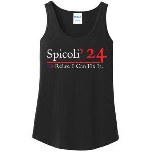 Funny Spicoli 24 Spicoli 2024 Relax I Can Fix It Ladies Essential Tank