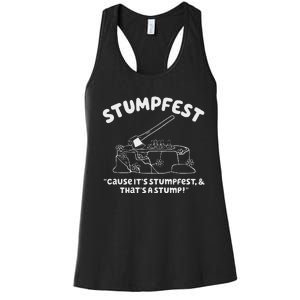 Funny Stumpfest 2024 Brisbane Get Sweaty Women's Racerback Tank