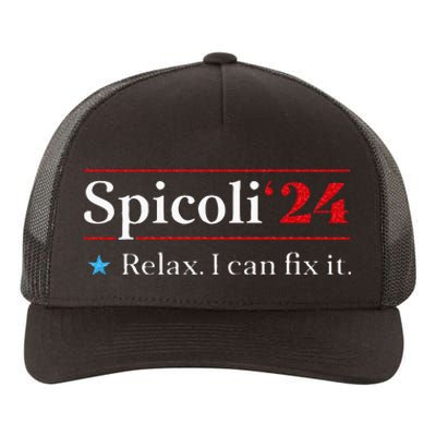 Funny Spicoli 24 Spicoli 24 Relax I Can Fix It Vintage Yupoong Adult 5-Panel Trucker Hat