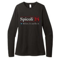 Funny Spicoli 24 Spicoli 24 Relax I Can Fix It Vintage Womens CVC Long Sleeve Shirt