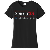 Funny Spicoli 24 Spicoli 24 Relax I Can Fix It Vintage Women's T-Shirt