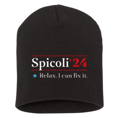 Funny Spicoli 24 Spicoli 24 Relax I Can Fix It Vintage Short Acrylic Beanie