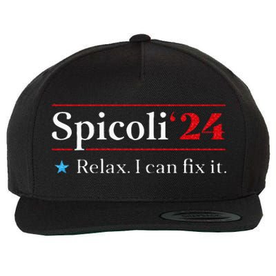 Funny Spicoli 24 Spicoli 24 Relax I Can Fix It Vintage Wool Snapback Cap