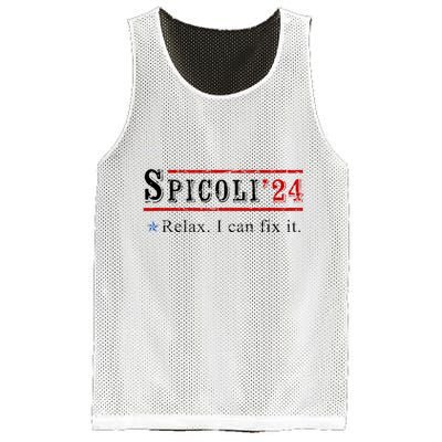 Funny Spicoli 24 Spicoli 2024 Relax I Can Fix It Vintage Mesh Reversible Basketball Jersey Tank