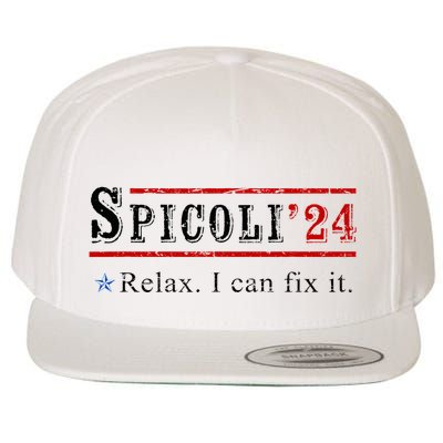 Funny Spicoli 24 Spicoli 2024 Relax I Can Fix It Vintage Wool Snapback Cap