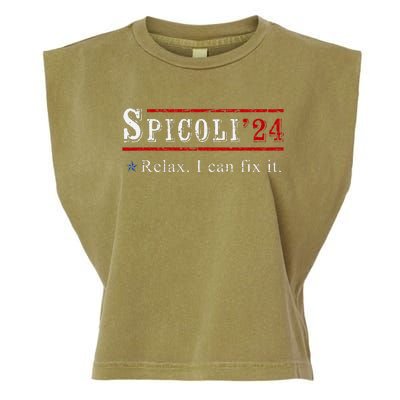 Funny Spicoli 24 Spicoli 2024 Relax I Can Fix It Vintage Garment-Dyed Women's Muscle Tee