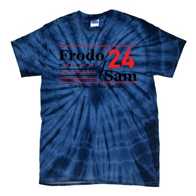 Frodo Sam 2024 I Will Take The Ring To Mordor Funny Tie-Dye T-Shirt