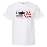 Frodo Sam 2024 I Will Take The Ring To Mordor Funny Garment-Dyed Heavyweight T-Shirt