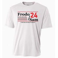 Frodo Sam 2024 I Will Take The Ring To Mordor Funny Cooling Performance Crew T-Shirt