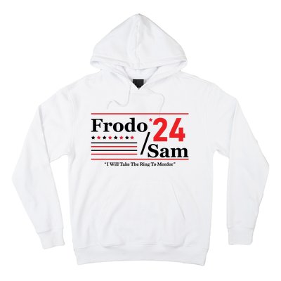 Frodo Sam 2024 I Will Take The Ring To Mordor Funny Hoodie