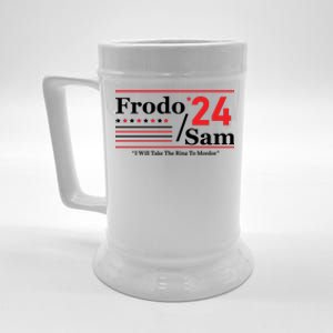 Frodo Sam 2024 I Will Take The Ring To Mordor Funny Beer Stein