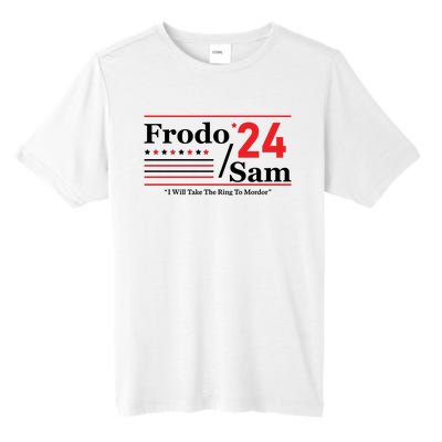 Frodo Sam 2024 I Will Take The Ring To Mordor Funny Tall Fusion ChromaSoft Performance T-Shirt