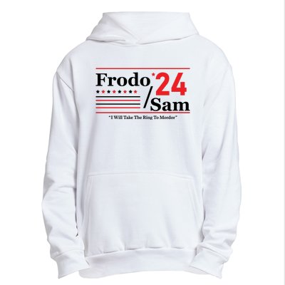 Frodo Sam 2024 I Will Take The Ring To Mordor Funny Urban Pullover Hoodie