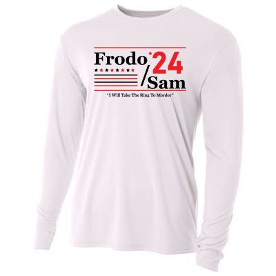 Frodo Sam 2024 I Will Take The Ring To Mordor Funny Cooling Performance Long Sleeve Crew