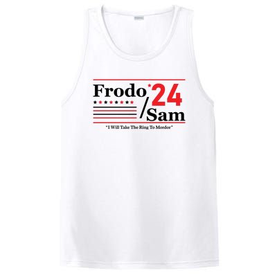 Frodo Sam 2024 I Will Take The Ring To Mordor Funny PosiCharge Competitor Tank