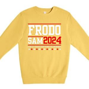 Frodo Sam 2024 I Will Take The Ring To Mordor Premium Crewneck Sweatshirt