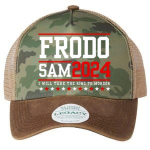 Frodo Sam 2024 I Will Take The Ring To Mordor Legacy Tie Dye Trucker Hat