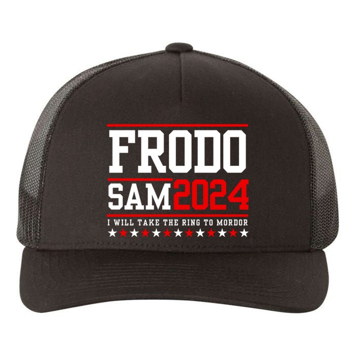 Frodo Sam 2024 I Will Take The Ring To Mordor Yupoong Adult 5-Panel Trucker Hat