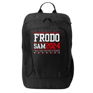 Frodo Sam 2024 I Will Take The Ring To Mordor City Backpack