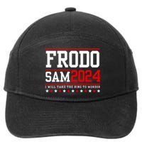 Frodo Sam 2024 I Will Take The Ring To Mordor 7-Panel Snapback Hat