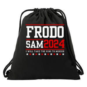 Frodo Sam 2024 I Will Take The Ring To Mordor Drawstring Bag