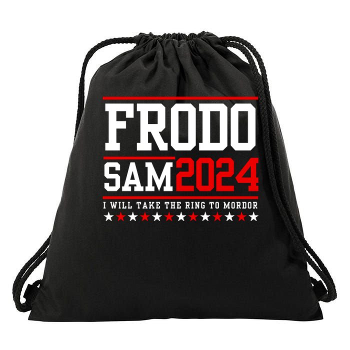 Frodo Sam 2024 I Will Take The Ring To Mordor Drawstring Bag