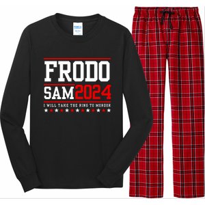 Frodo Sam 2024 I Will Take The Ring To Mordor Long Sleeve Pajama Set