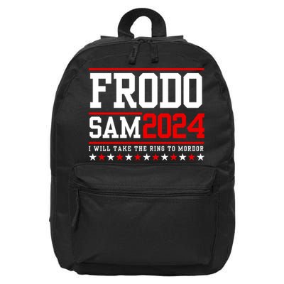Frodo Sam 2024 I Will Take The Ring To Mordor 16 in Basic Backpack