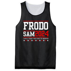 Frodo Sam 2024 I Will Take The Ring To Mordor Mesh Reversible Basketball Jersey Tank