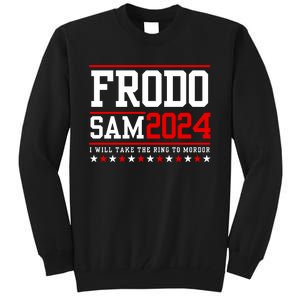 Frodo Sam 2024 I Will Take The Ring To Mordor Tall Sweatshirt