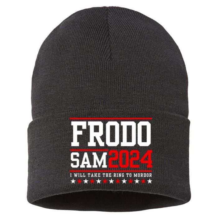 Frodo Sam 2024 I Will Take The Ring To Mordor Sustainable Knit Beanie