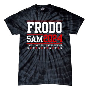 Frodo Sam 2024 I Will Take The Ring To Mordor Tie-Dye T-Shirt