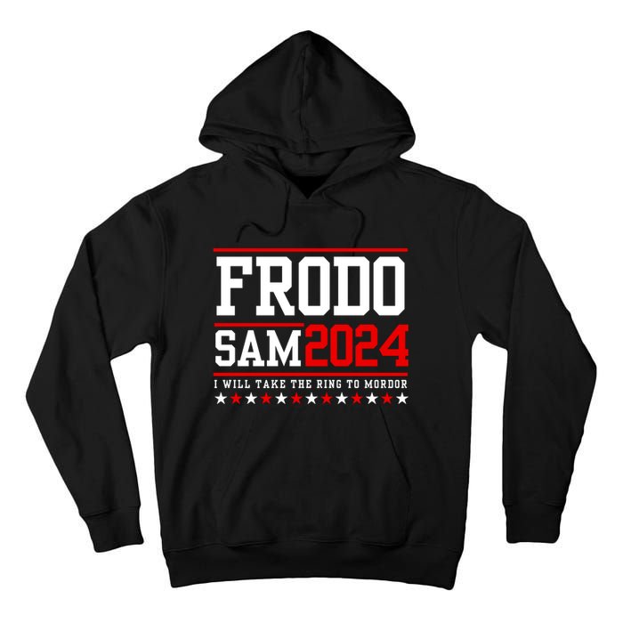 Frodo Sam 2024 I Will Take The Ring To Mordor Tall Hoodie