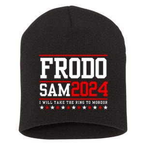 Frodo Sam 2024 I Will Take The Ring To Mordor Short Acrylic Beanie