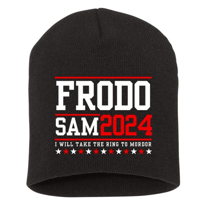 Frodo Sam 2024 I Will Take The Ring To Mordor Short Acrylic Beanie