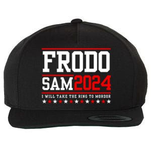 Frodo Sam 2024 I Will Take The Ring To Mordor Wool Snapback Cap