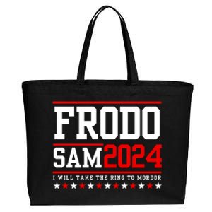 Frodo Sam 2024 I Will Take The Ring To Mordor Cotton Canvas Jumbo Tote