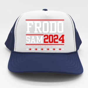 Frodo Sam 2024 I Will Take The Ring To Mordor Trucker Hat