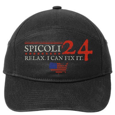 Funny Spicoli 24 Spicoli 2024 Relax I Can Fix It 7-Panel Snapback Hat