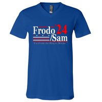 Frodo Sam 2024 Funny Movie Quote V-Neck T-Shirt