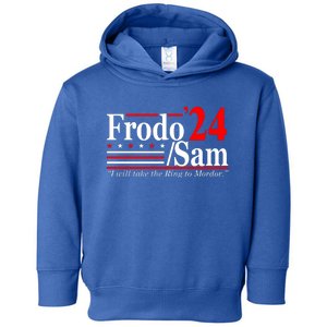 Frodo Sam 2024 Funny Movie Quote Toddler Hoodie